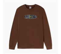 Sudadera sin Capucha Hombre Puma Essentials+ Graphic Crew FL Hombre Marrón - Marca: Puma - EAN: 4067983009983 - Talla: M