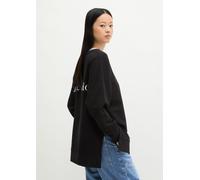 Sudadera suelta con logotipo Deep Night Blue XS