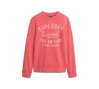 Superdry, Sweats LO-FI Outdoors Relaxed Crew, M2014018A, Baked Apple Red, L, Man, Adulto