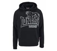 Sudadera 'Tadley' Hombre LONSDALE XL negro / blanco
