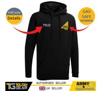 Sudadera Tipo Hoodie Personalizada Bordada Gas Safe Logo Plomero