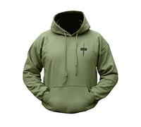 Sudadera tipo militar del ejército de combate con frase «Royal Marines Commando» sudadera con capucha verde verde xx-large