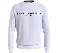 Tommy Hilfiger Sudadera Hombre Tommy Logo sin capucha, Blanco (White), M