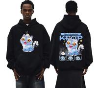 Sudadera Unisex con Capucha de Derpy el Tigre de la película Demon Hunter de K-Pop, Estilo Kawaii Harajuku, cómoda y de Tendencia Retro.
