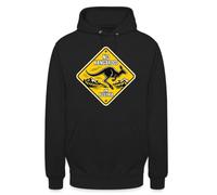 Sudadera unisex con texto en alemán «Kein Kanguru in Austria» | Divertido cartel que indica de manera humorística que no hay canguros en Austria.