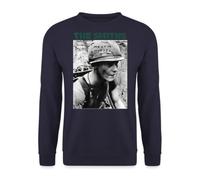 Sudadera unisex con texto en alemán "The Smiths Meat is Murder" | Soldado con mensaje político en casco