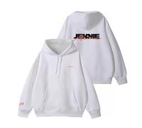 Sudadera Unisex de algodón con Capucha y Estampado del álbum Deadline Mantra(A White-Padded,S)