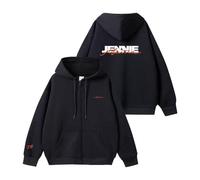 Sudadera Unisex de algodón con Capucha y Estampado del álbum Deadline Mantra(B Black,M)