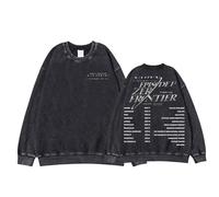 Sudadera Unisex de algodón Lavado Vintage 1ST World Tour 'Episode 1: Zero Frontier' 2026(B Washed- Fleece,M)