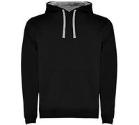 Sudadera Urban 1067 con Capucha Bicolor de Doble Tejido Elastano 1x1 en puños y Cintura