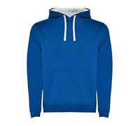 Sudadera Urban 1067 con Capucha Bicolor de Doble Tejido Elastano 1x1 en puños y Cintura