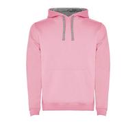 Sudadera Urban 1067 con Capucha Bicolor de Doble Tejido Elastano 1x1 en puños y Cintura