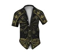 Sudadera vikinga con capucha para hombre, longitud media, primavera, otoño, cárdigan del ejército alemán, suéter para hombre, disfraz de cosplay con capucha, estampado 3D, abrigo fresco, chaqueta de
