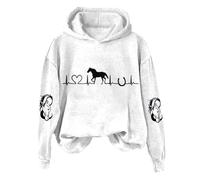 Sudaderas abrigo mujer invierno con capucha Hoodie Sudadera suave cárdigan Otoño Fleece Cómodas Sudadera con Capucha Color Sólido Sudadera Moda Cálida con Cremallera y Bolsillos, blanco, XL