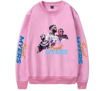 Sudaderas Bryant Myers Casual Suelto Manga Larga Tops Neutro Sudaderas con Capucha Ropa De Calle Casual Moda Jersey XXS~4XL-Black||XXS