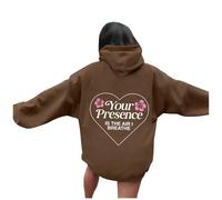 Sudaderas casuales con capucha para mujer, con texto en inglés "Your Presence Is The Air I Breathe" Y2K, suéteres de verano con capucha para verano, cómodos, vintage, lindos, divertidos, ligeros, para