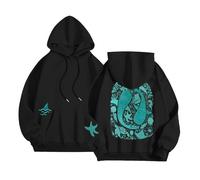 Sudaderas casuales con capucha para mujer, lindas sudaderas de verano delgadas con capucha, camisetas de playa de moda Y2K Essential Anime Comfort Country Funny Fashion Loose Fit 2025 Cartoon Women's