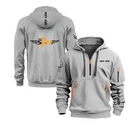 Sudaderas con Capucha Acogedoras para Hombre In.di.an.Ap.OL.is 500 Abrigos Tops De Manga Larga Jerséis Ropa Deportiva Sudadera Media Cremallera Exterior-KQiSe||s