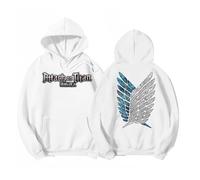 Sudaderas con Capucha Attack Anime Titan Wings of Freedom Levi Eren Erwin Armin Sasha Gráfico Pullover Hoodie Merch Fans Regalos