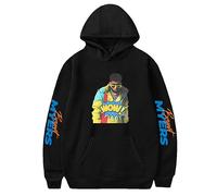 Sudaderas con Capucha Bryant Myers Casual Estampado Sudadera con Capucha Mujer Hombre Neutro Moda Manga Larga Jersey Sudaderas Ropa De Calle XXS~4XL-Black||XXS