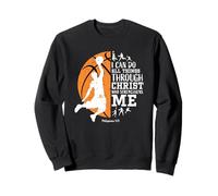 Sudaderas con Capucha de Baloncesto para Hombres y niños, Regalos de versículo Cristiano Sudadera
