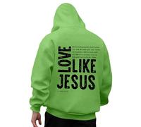 Sudaderas con capucha de manga larga para hombre 2026 con gráfico esencial, sudaderas cómodas, ajuste holgado, lisas, con diseños, Y2K, otoño, lindos dibujos animados, estética, Workou Cool, verde