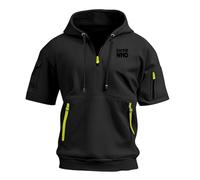 Sudaderas con Capucha for Hombres Camisas de Manga Corta for Doctor Who Gym Sudadera con Capucha for Hombres con Cremallera de un Cuarto Camisetas de Entrenamiento atlético Muscle Fit Camiseta(A,2XL)