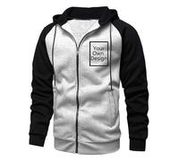 Sudaderas con Capucha Hombre Personalizada Jersey Chaqueta para Personalizar Regalos Personalizados Tus Fotos y Textos Manga Larga Tops Navidad Halloween Regalos Personalizados