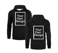 Sudaderas con Capucha Hombre Personalizada Jersey Sudaderas para Personalizar Regalos Personalizados Tus Fotos y Textos Manga Larga Impresión Tops Navidad Halloween Regalos Personalizados
