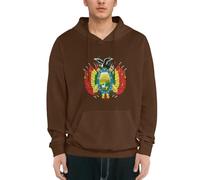 Sudaderas con Capucha Hombre Sweatshirts Bolivia Multiétnica Emblema Nacional Suaves Acogedoras Cálidas Cómodas Sudaderas para Mujeres Niñas Adultos Hombres Niños Uso Diario Trabajo Exterior Pullover