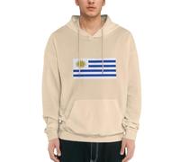 Sudaderas con Capucha Hombre Sweatshirts Costa Este De Uruguay Bandera Nacional De Forro Polar Hoodie Pullover Manga Larga Casual Sudaderas Hombre con Bolsillo Mujer
