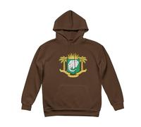 Sudaderas con Capucha Hombre Sweatshirts República De Costa De Marfil Emblema Nacional De Forro Polar Hoodie Pullover Manga Larga Casual Sudaderas Hombre con Bolsillo Mujer