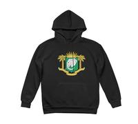 Sudaderas con Capucha Hombre Sweatshirts República De Costa De Marfil Emblema Nacional De Forro Polar Hoodie Pullover Manga Larga Casual Sudaderas Hombre con Bolsillo Mujer