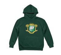 Sudaderas con Capucha Hombre Sweatshirts República De Costa De Marfil Emblema Nacional De Forro Polar Hoodie Pullover Manga Larga Casual Sudaderas Hombre con Bolsillo Mujer