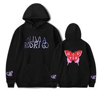 Sudaderas con Capucha Olivia Rodrigo Guts Sudaderas con Capucha Fans De La Música Hombres Mujeres Sudaderas con Capucha Unisex Sudaderas para Niños Jerseys XS-3XL-Black||XS