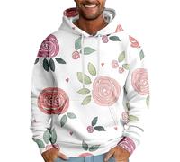 Sudaderas con capucha para el día de San Valentín para hombre 2026, una sudadera casual, cómoda e impresa en 3D para hombre, para el hogar, interiores y exteriores, Lp1, XXL