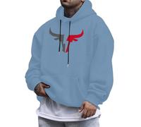 Sudaderas con capucha para hombre, ajuste holgado, casual, estilo occidental, sudadera gótica con gráfico Workou, sudadera con capucha esencial 2026, comodidad universitaria con diseños, sudaderas