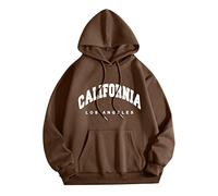 Sudaderas con capucha para hombre, cómodas, con cordón, con letra, sudadera con capucha Workou Western California, de manga larga, gótica con capucha, para otoño, linda, personalizada, a la moda