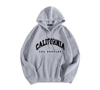 Sudaderas con capucha para hombre, cómodas, con cordón, con letra, sudadera con capucha Workou Western California, de manga larga, gótica con capucha, para otoño, linda, personalizada, a la moda
