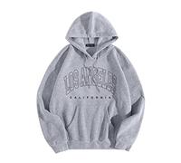 Sudaderas con capucha para hombre, con estampado de Los Ángeles, vintage, de manga larga, con hombros caídos, personalizables, para adolescentes, hombres, estampados, lisos, ropa preparada, tops Y2K
