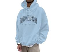 Sudaderas con capucha para hombre con letras gráficas, sudaderas con capucha para la universidad, suéteres lindos de anime, cómodos, delgados, de dibujos animados, a la moda, otoño, campo, para hombre