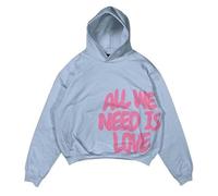 Sudaderas con capucha para hombre, diseño de anime 2026, deportiva, Y2K, divertidas, cómodas, estéticas, para otoño, con gráfico de moda, para entrenamiento, para hombre, ajuste holgado, suave, azul