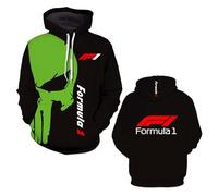 Sudaderas con Capucha para Hombre Estilo F.1 Abrigos Casuales De Primavera Y Otoño Sudadera Manga Larga Bolsillo Estampada Ropa Deportiva Deportivo-B||x_l