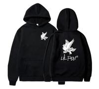 Sudaderas con Capucha para Hombre, Estilo otoño-Invierno, con Estampado de Lil Peep. Sudaderas de Moda para Mujer, Estilo Hip Hop y Urbano. Sudaderas de Forro Polar de Tallas Grandes de Lil Love.