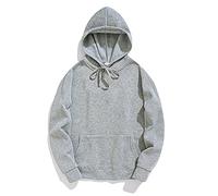 Sudaderas con capucha para hombre Reino Unido: sudadera con capucha unisex clásica Vitality, ropa deportiva, color liso, manga larga, con capucha, puños acanalados, sudadera con capucha para trabajo,