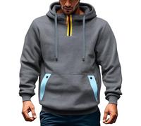 Sudaderas con capucha para hombre, sudadera con cremallera de un cuarto del Reino Unido, casual, para el trabajo, ropa deportiva, ligera, de manga larga, de gran tamaño, sudadera con capucha para
