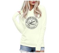 Sudaderas con capucha para mujer, ajuste holgado, manga larga, para invierno y otoño, estética, Y2K, casual, con capucha, con gráfico esencial 2025 Western Workou Vintage Trendy, beige, XL
