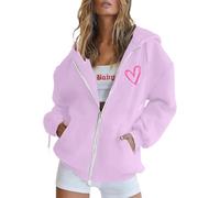 Sudaderas con capucha para mujer, con cremallera completa, para mujer, con cordón, gráfica, cómoda, fresca, con capucha, manga larga, con forro polar, suéteres deportivos con capucha Y2K Western