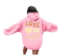 Sudaderas con capucha para mujer, diseño de Jesús Love Like Jesus, con diseño de texto en inglés "Faith Y2K", con capucha, trajes de letras de otoño Backwoods Trust In The Lord God University 2026