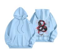 Sudaderas con capucha para mujer, estampado japonés, en la espalda, sudaderas, sudaderas, sudaderas, sudaderas y sudaderas, de manga larga, suéter transpirable, sudaderas, sudaderas, otoño, invierno